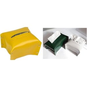 Aishini Tissue Box Cover Golden Yellow  Small